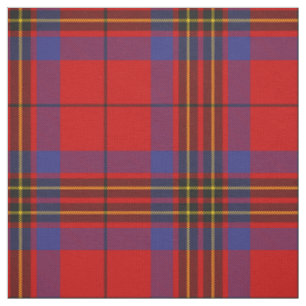 Clan Leslie Red Tartan Fabric