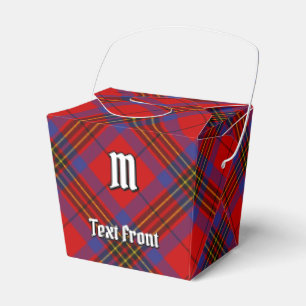 Clan Leslie Red Tartan Favor Boxes