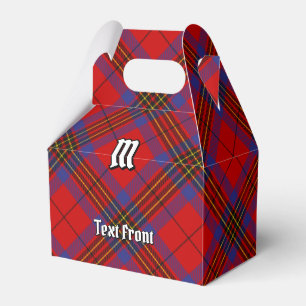 Clan Leslie Red Tartan Favor Boxes