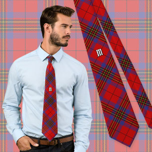 Clan Leslie Red Tartan Neck Tie