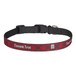Clan Leslie Red Tartan Pet Collar