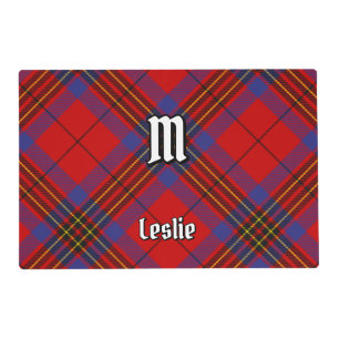 Clan Leslie Red Tartan Placemat