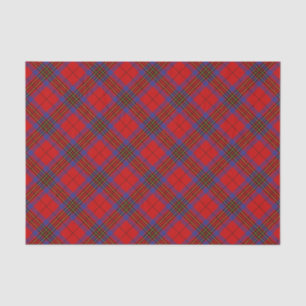 Clan Leslie Red Tartan Tissue Paper
