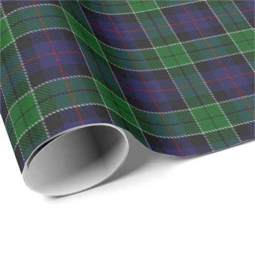Clan Leslie Scottish Hunting Tartan Wrapping Paper