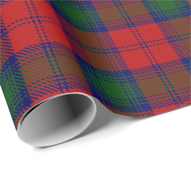 Clan Lindsay Lindsey Scottish Tartan Wrapping Paper (Roll Corner)