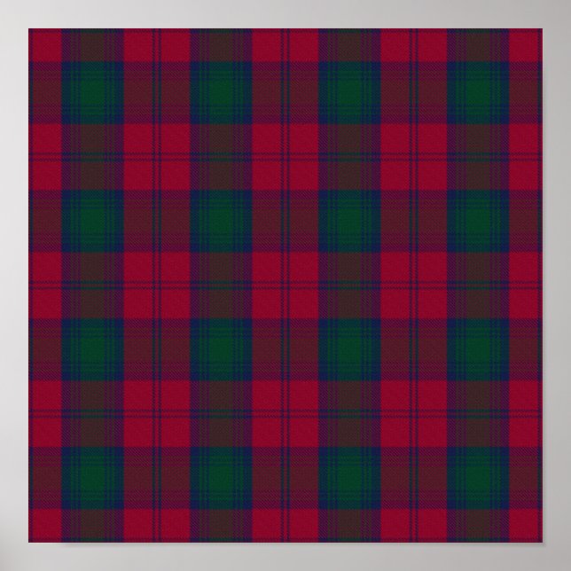 Clan Lindsay Tartan - Digital Download Poster (Front)