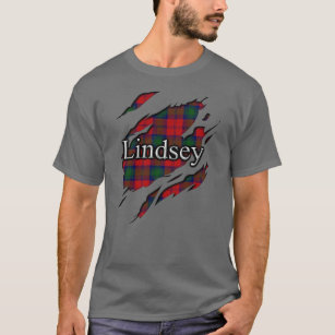 Clan Lindsey Lindsay Tartan Spirit T-Shirt