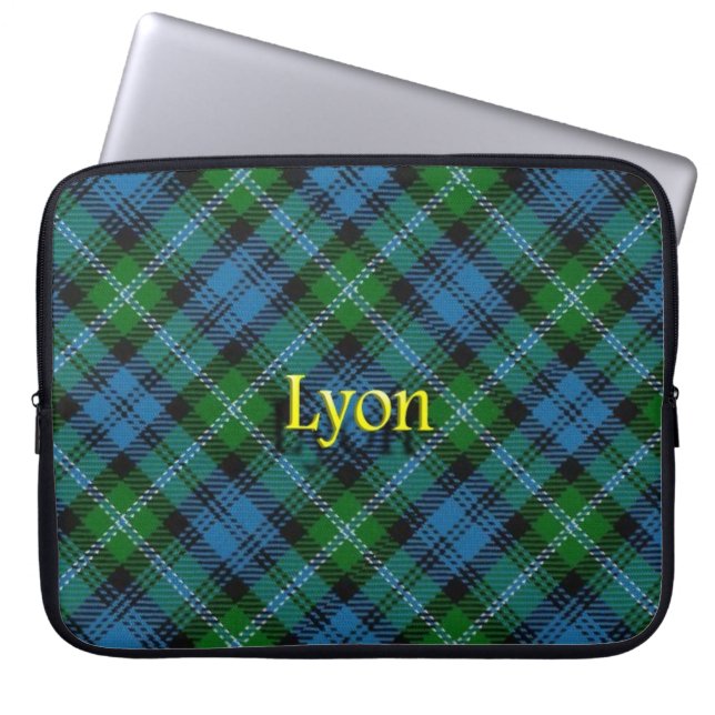 Clan Lyon Scottish Laptop Sleeve (Front)