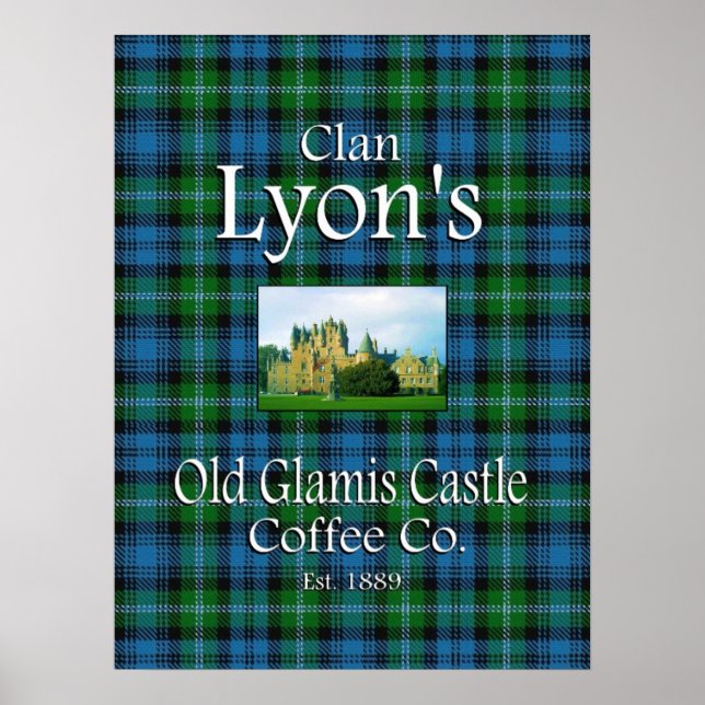 Clan Lyon's Old Glamis Castle Coffee Co. Poster (Front)