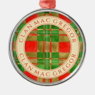 CLAN MAC GREGOR Premium Round Ornament
