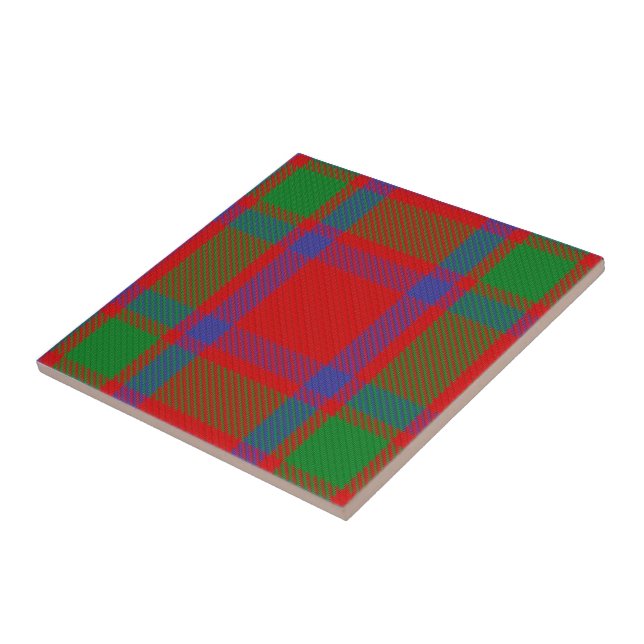 Clan Mac(K)Intosh Tartan  Ceramic Tile (Side)