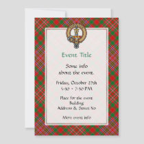 Clan MacAlister Crest Invitation