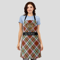 Clan MacAlister Crest over Dress Tartan Apron
