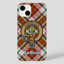 Clan MacAlister Crest over Dress Tartan Case-Mate iPhone 14 Case