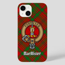 Clan MacAlister Crest over Glenbarr Tartan Case-Mate iPhone 14 Case