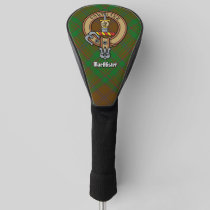 Clan MacAlister Crest over Hunting Glenbarr Tartan Golf Head Cover