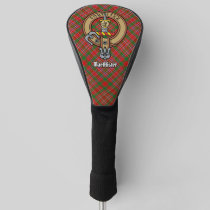 Clan MacAlister Crest over Tartan Golf Head Cover