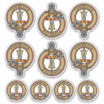 Clan MacAlister Crest Sticker Set