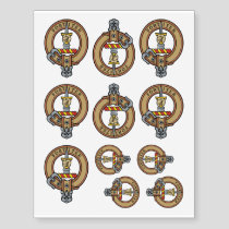Clan MacAlister Crest Temporary Tattoos