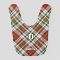 Clan MacAlister Dress Tartan Baby Bib
