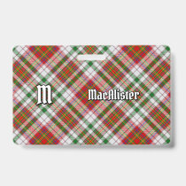 Clan MacAlister Dress Tartan Badge