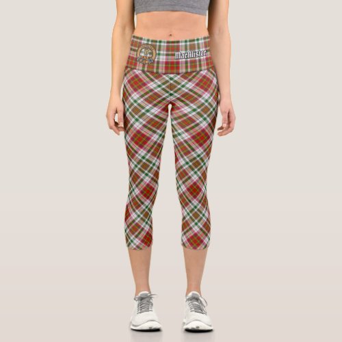 Clan MacAlister Dress Tartan Capri Leggings