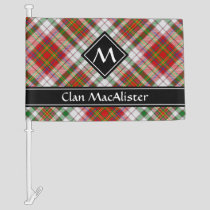 Clan MacAlister Dress Tartan Car Flag