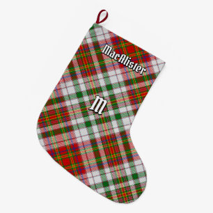 Clan MacAlister Dress Tartan Christmas Stocking