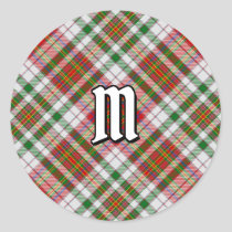 Clan MacAlister Dress Tartan Classic Round Sticker