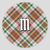 Clan MacAlister Dress Tartan Classic Round Sticker