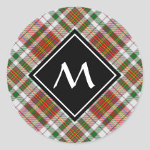 Clan MacAlister Dress Tartan Classic Round Sticker