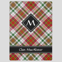 Clan MacAlister Dress Tartan Clipboard