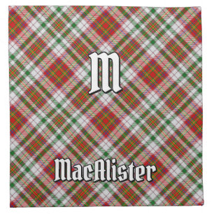 Clan MacAlister Dress Tartan Cloth Napkin