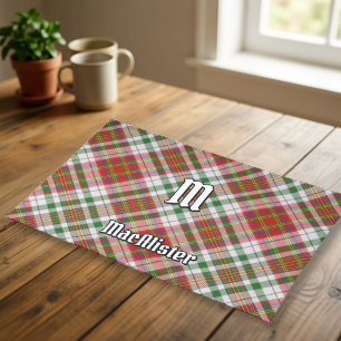 Clan MacAlister Dress Tartan Cloth Placemat