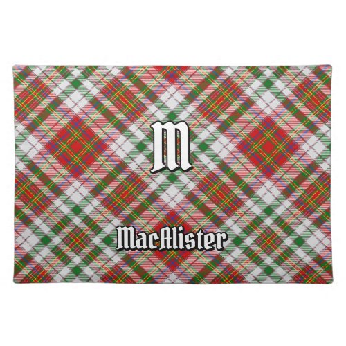 Clan MacAlister Dress Tartan Cloth Placemat