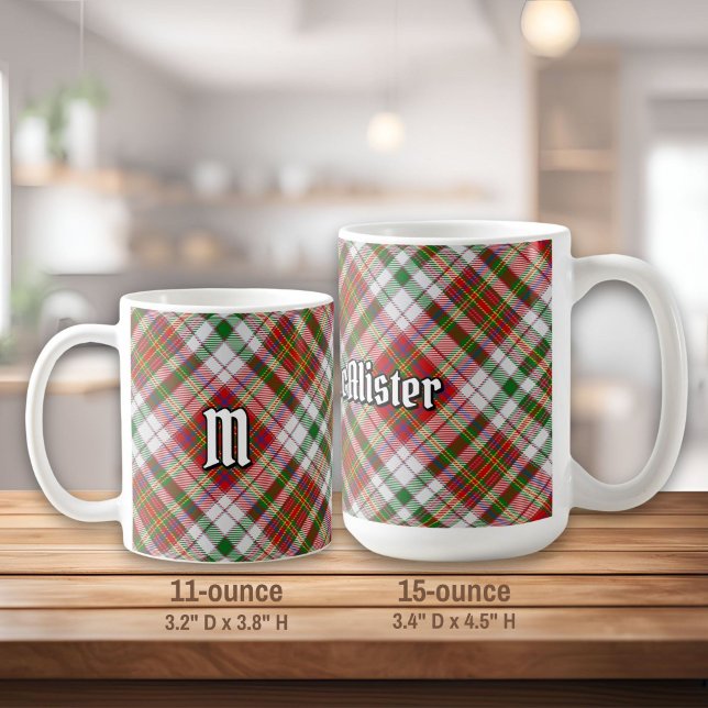 Clan MacAlister Dress Tartan Coffee Mug (Creator Uploaded)
