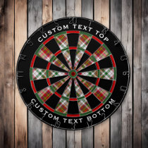 Clan MacAlister Dress Tartan Dart Board
