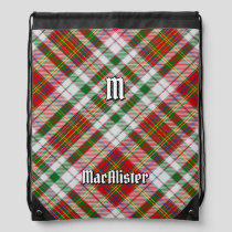 Clan MacAlister Dress Tartan Drawstring Bag