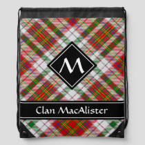 Clan MacAlister Dress Tartan Drawstring Bag
