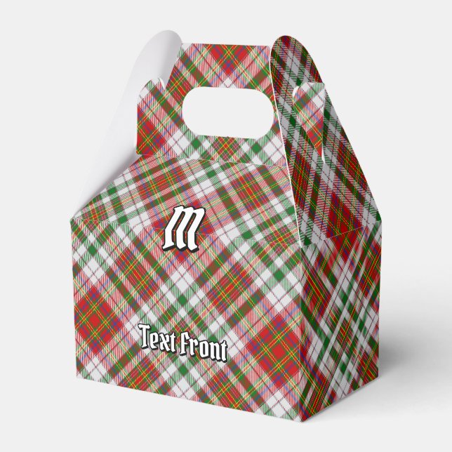 Clan MacAlister Dress Tartan Favor Box (Front Side)