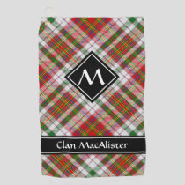 Clan MacAlister Dress Tartan Golf Towel