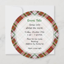 Clan MacAlister Dress Tartan Invitation