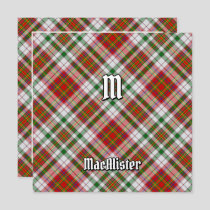 Clan MacAlister Dress Tartan Invitation