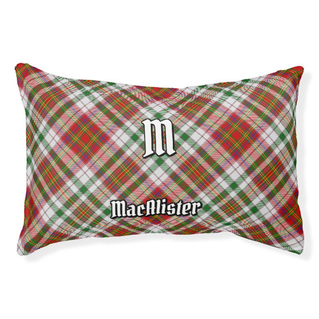 Clan MacAlister Dress Tartan Pet Bed (Front)
