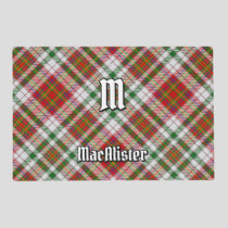 Clan MacAlister Dress Tartan Placemat