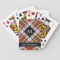 Clan MacAlister Dress Tartan Playing Cards