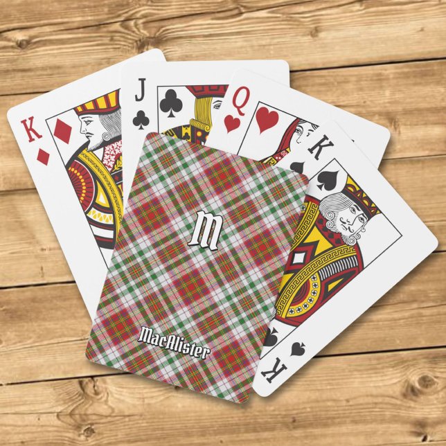 Clan MacAlister Dress Tartan Playing Cards (Creator Uploaded)