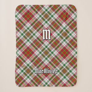 Clan MacAlister Dress Tartan Sherpa Blanket