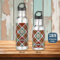 Clan MacAlister Dress Tartan Steel Water Bottle
