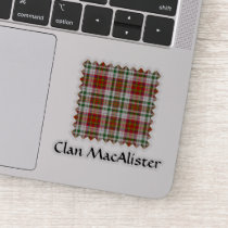 Clan MacAlister Dress Tartan Sticker